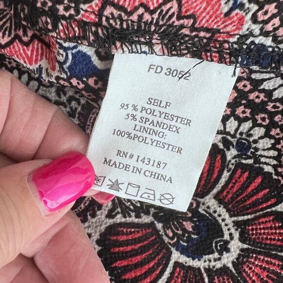 Wrap Dress Womens Small Whimsical Cottage Fairy Flowy Romance Feminine Drapey V - Picture 10 of 12